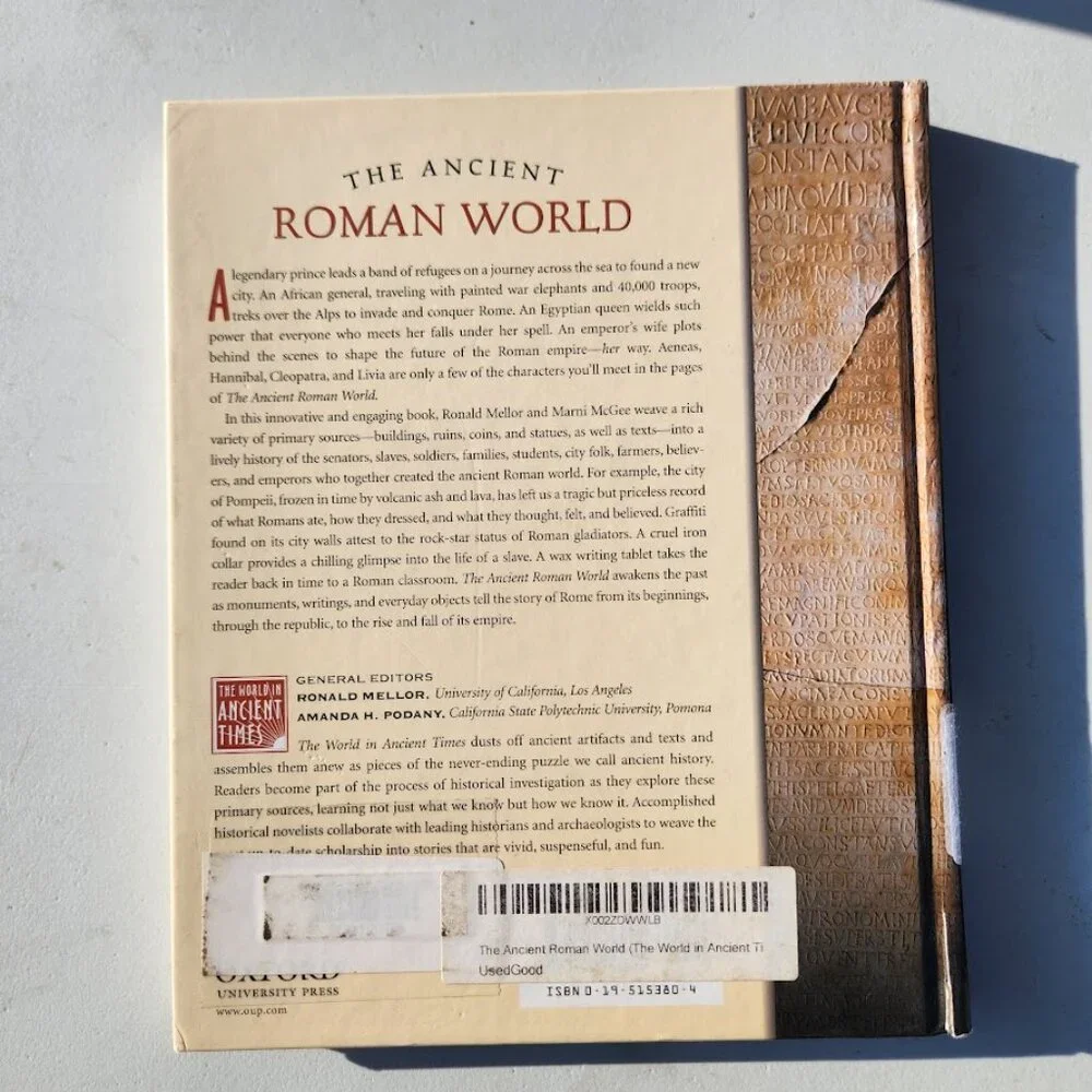 The Ancient Roman World Hardcover Textbook Book Reference Book 9780195153804 The